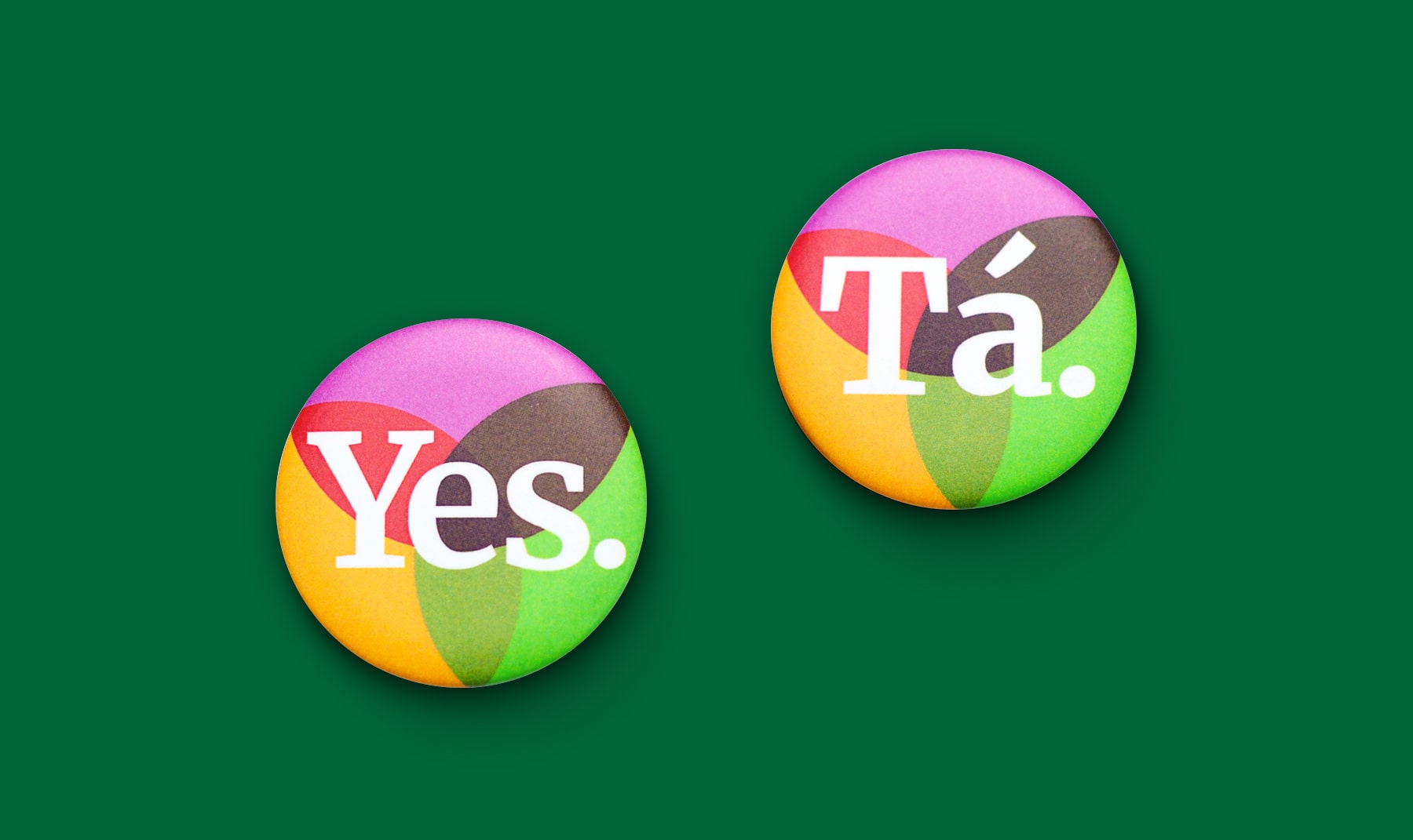 Together for Yes Badges