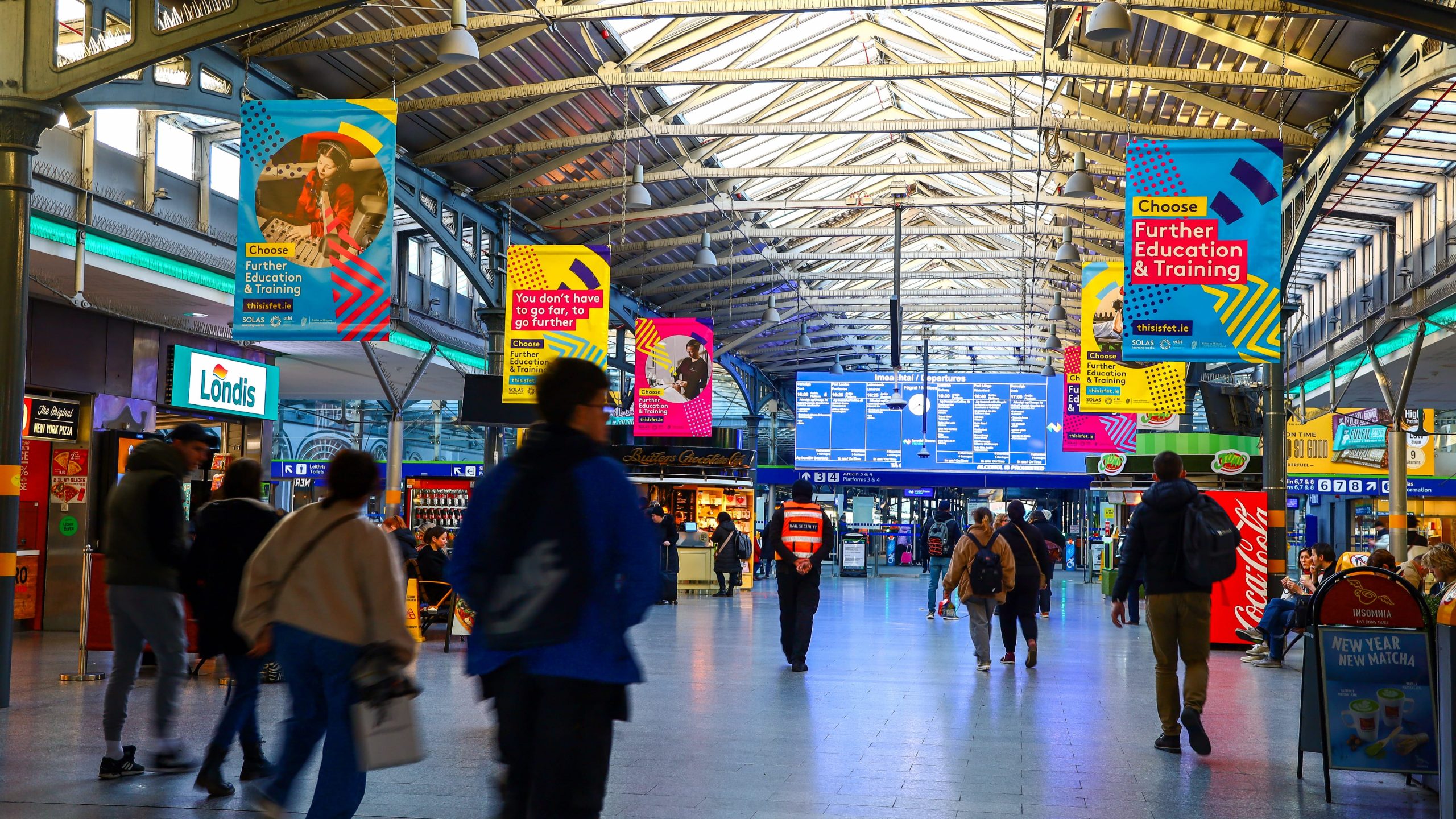 FET Campaign. Heuston Station, Dublin